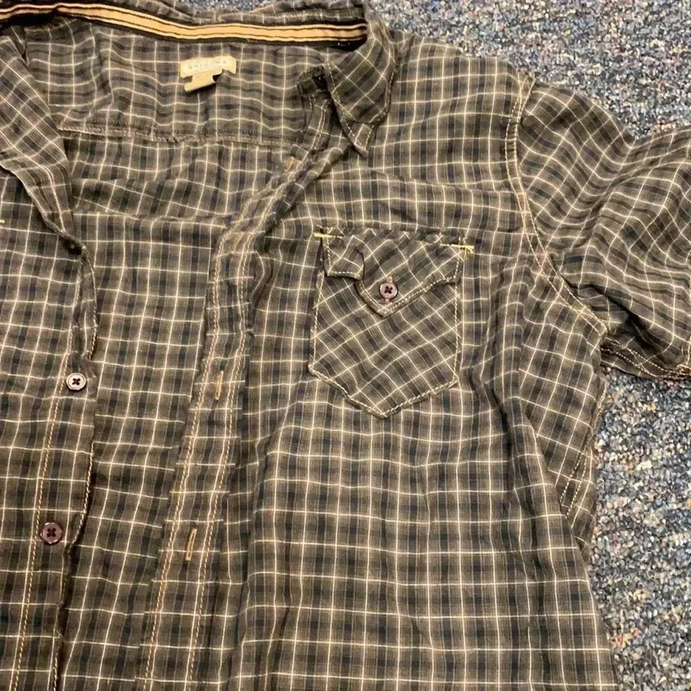 The Arizona Company Plaid button down shirt sz. XL